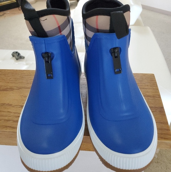 Burberry blue Rain boot 30 - Picture 3 of 5